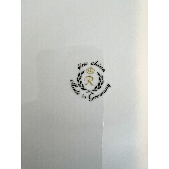 Vintage Reichenback German FINE CHINA Floral Hand Painted Mumm Serving Platter - Picture 5 of 6